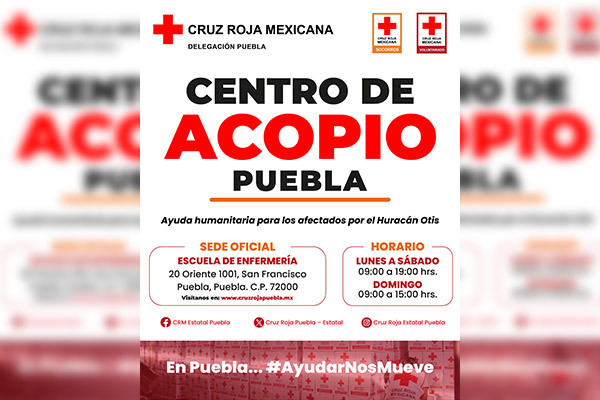 Cruz Roja En Puebla Abre Centro De Acopio De V Veres Para Damnificados